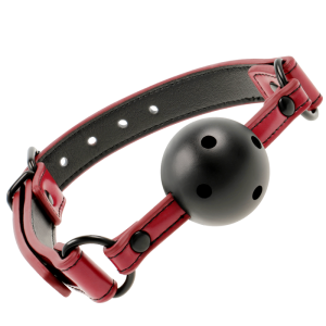 FETISH SUBMISSIVE DARK ROOM  BREATHABLE BALL GAG é um brinquedo sexual da gama Fetiche e Bondage relacionada com BDSM e Acessórios.