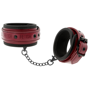 FETISH SUBMISSIVE DARK ROOM ANKLE CUFFS VEGAN LEATHER é um brinquedo sexual da gama Fetiche e Bondage relacionada com Esposas.