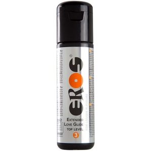 EROS EXTENDED LOVE GLIDE TOP LEVEL 3 100 ML é um Óleo e Lubrificante extremamente agradável e completo para prazer anal.