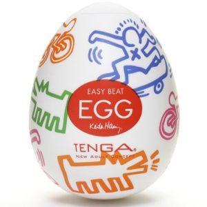 TENGA EGG STREET EASY ONA-CAP BY KEITH HARING é um brinquedo sexual adequado ao homem, super potente e confortável.