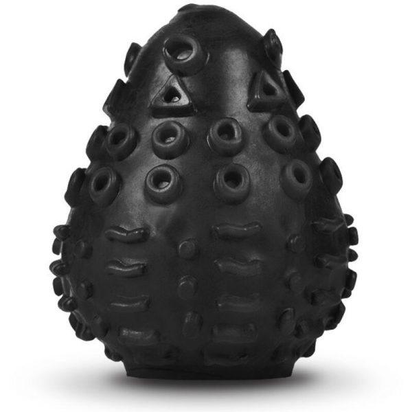 GVIBE TEXTURED AND REUSABLE EGG - BLACK é um brinquedo sexual adequado ao homem, super potente e confortável.