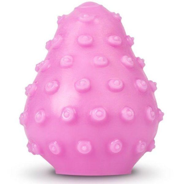 GVIBE TEXTURED AND REUSABLE EGG - PINK é um brinquedo sexual adequado ao homem, super potente e confortável.