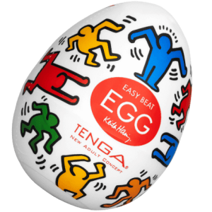 TENGA EGG DANCE EASY ONA-CAP BY KEITH HARING é um brinquedo sexual adequado ao homem, super potente e confortável.