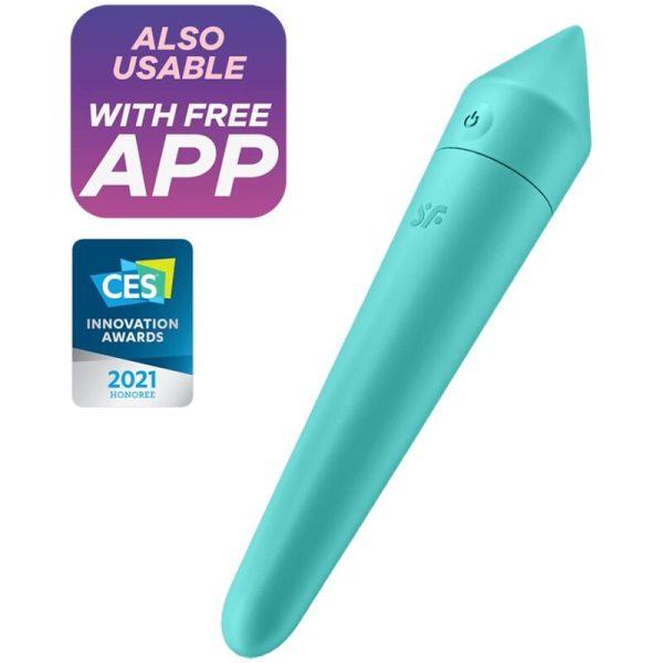 SATISFYER ULTRA POWER BULLET 8 - TURQUOISE é um brinquedo sexual da gama dos Vibradores com APP, super potente e confortável.