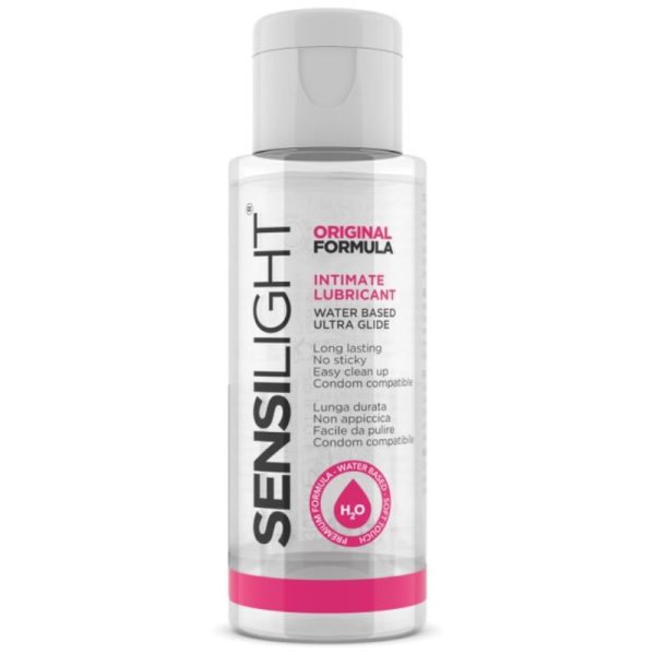 SENSILIGHT ORIGINAL FORMULA WATER BASED ULTRA GLIDE 30 ML é um Óleo e Lubrificante extremamente agradável á base de água.