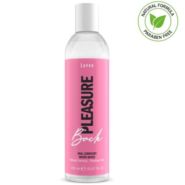 LOVEE BACK PLEASURE ANAL LUBRICANT 150 ML é um Óleo e Lubrificante extremamente agradável á base de água.