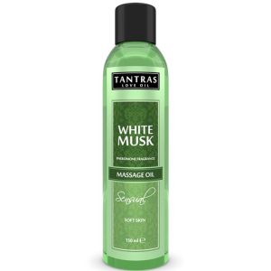 TANTRAS LOVE OIL WHITE MUSK ACEITE MASAJE 150 ML é um Óleo essencial, Lubrificante e Creme.