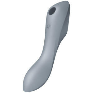 SATISFYER CURVY TRINITY 3 AIR PULSE VIBRATOR - GREY é um brinquedo sexual da gama dos estimuladores de ar, eficazes e seguros.