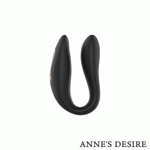 ANNE'S DESIRE DUAL PLEASURE WIRELESS TECHNOLOGY WATCHME BLACK/GOLD é um brinquedo sexual da gama dos Vibradores, super potente e confortável.