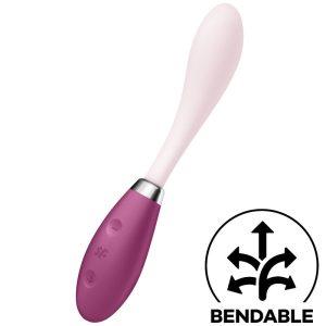 SATISFYER G-SPOT FLEX 3 MULTI VIBRATOR - RED é um brinquedo sexual da gama dos Vibradores, super potente e confortável.