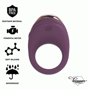 TREASURE ROBIN VIBRATING RING WATCHME WIRELESS TECHNOLOGY COMPATIBLE é um brinquedo sexual adequado ao homem, super potente e confortável.