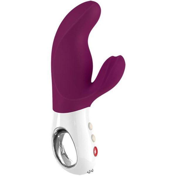 FUN FACTORY - MISS BI DUAL VIBRATOR GRAPE WHITE é um brinquedo sexual da gama dos Vibradores de coelho, super potente e confortável.