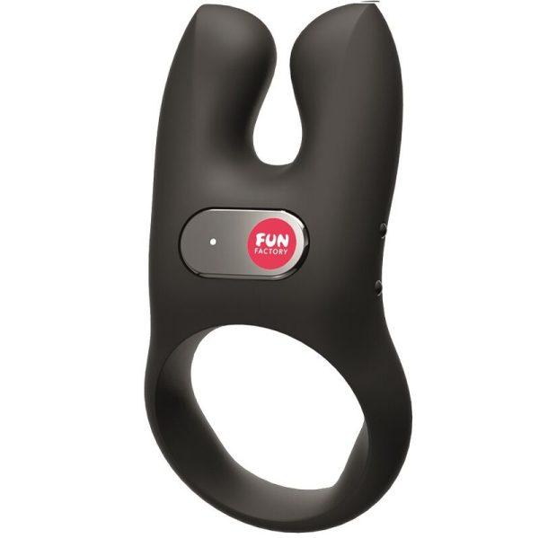 FUN FACTORY - NOS COCK RING BLACK é um brinquedo sexual adequado ao homem, super potente e confortável.