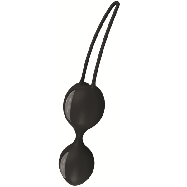 FUN FACTORY - SMARTBALLS DUO GRAY/BLACK é um brinquedo sexual da gama das Bolas De Silicone, para maior prazer e conforto.