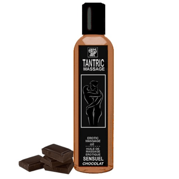 TANTRIC CHOCOLAT OIL 100ML é um Óleo, Lubrificante e Creme com efeito afrodisíaco.