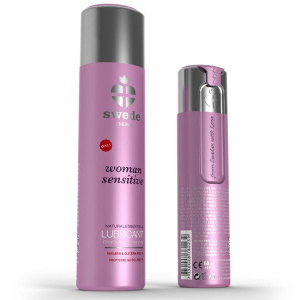 SWEDE ORIGINAL LUBRICANT WOMAN SENSITIVE 120 ML é um Óleo e Lubrificante extremamente agradável á base de água.