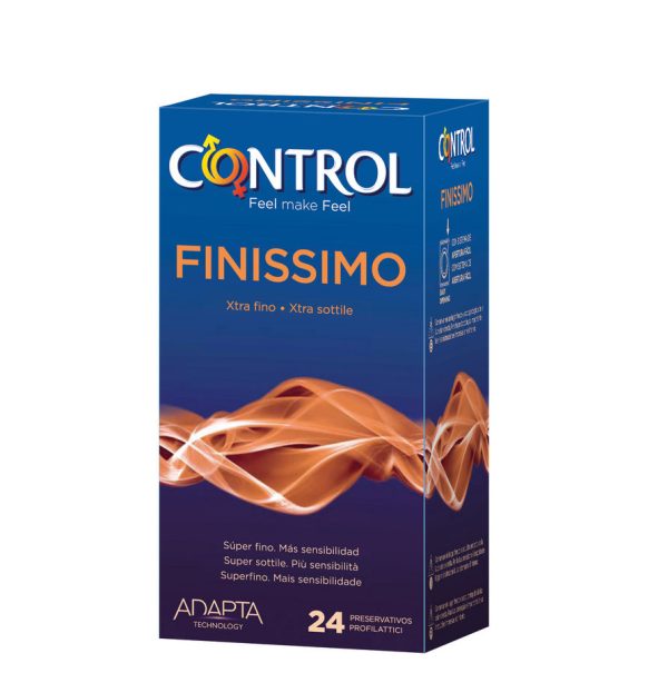 CONTROL FINISSIMO CONDOMS 24 UNITS são preservtivos especiais, para maior segurança e sensibilidade. Super saborosos.