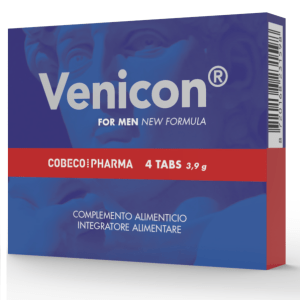 VENICON FOR MEN 4 TABS  /en/de/fr/es/it/nl/ é um artigo de Parafarmácia, extremamente eficaz, seguro e fiável para o que procura