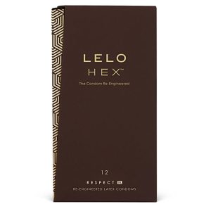 LELO HEX CONDOMS RESPECT XL 12 PACK são preservtivos tamanho xxl, para maior segurança e sensibilidade. Super saborosos.