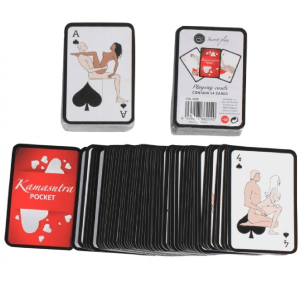 SECRETPLAY  POCKET KAMASUTRA PLAYING CARDS I ES/EN/PT/IT/FR/DE é indicado para Jogos Preliminares, comece a noite de uma forma escaldante.