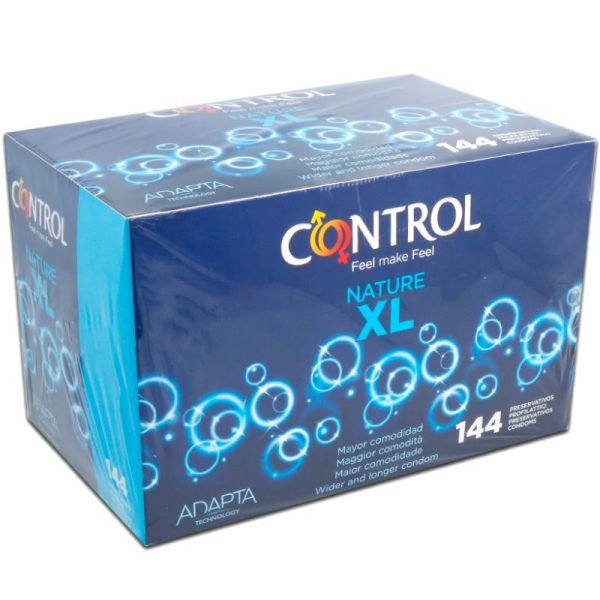 CONTROL NATURE XL 144 UNITS são preservtivos para gays, para maior segurança e sensibilidade. Super saborosos.