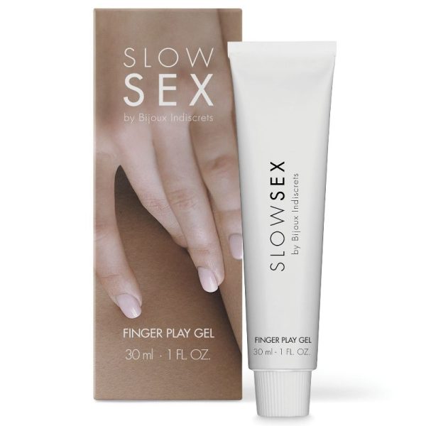 BIJOUX SLOW SEX FINGER PLAY GEL 30 ML é um Óleo, Lubrificante e Creme para massagem.