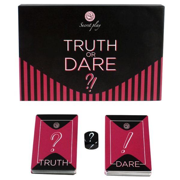 SECRETPLAY GAME TRUTH OR DARE (FR / PT) é indicado para Jogos Preliminares, comece a noite de uma forma escaldante.