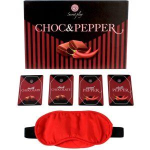 SECRETPLAY GAME "CHOC & PEPPER" (ES / EN) é indicado para Jogos Preliminares, comece a noite de uma forma escaldante.