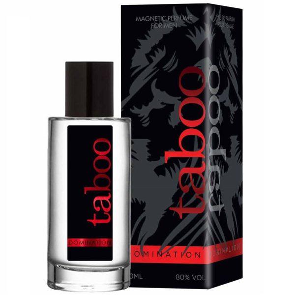 TABOO DOMINATION FOR HIM 50ML é um afrodisíaco da gama de sensibilizadores de Pénis, eficaz e seguro.