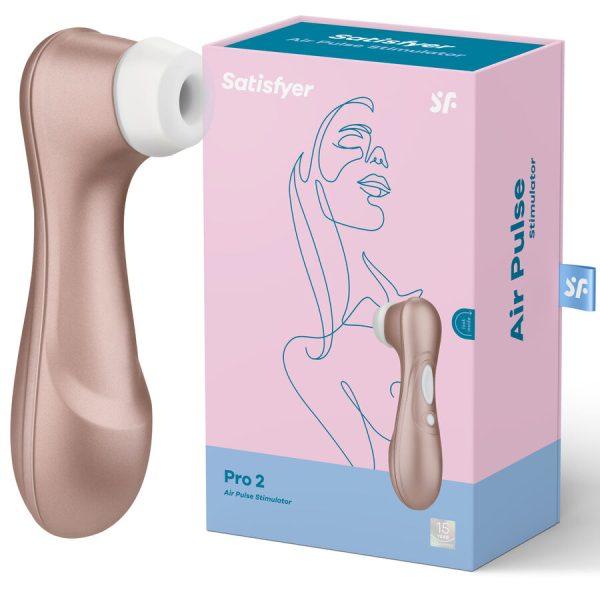 SATISFYER PRO 2 NG NEW VERSION é um brinquedo sexual da gama dos estimuladores de ar, eficazes e seguros.