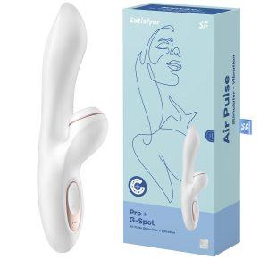 SATISFYER PRO G-SPOT RABBIT  2020 EDITION é um brinquedo sexual da gama dos estimuladores de ar, eficazes e seguros.