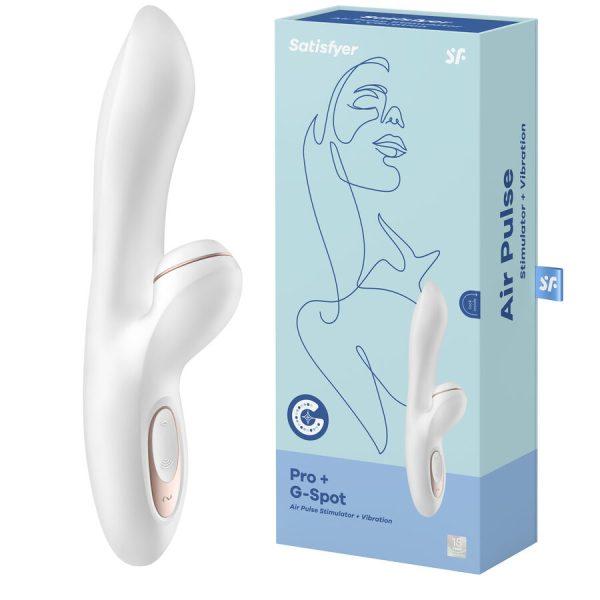 SATISFYER PRO G-SPOT RABBIT  2020 EDITION é um brinquedo sexual da gama dos estimuladores de ar, eficazes e seguros.