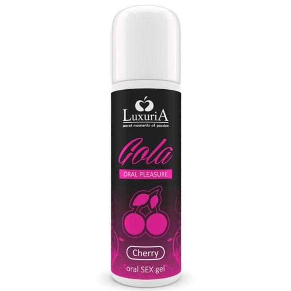 LUXURIA ORAL SEX GEL CHERRY FLAVOR 30 ML é um Óleo e Lubrificante extremamente agradável comestível.