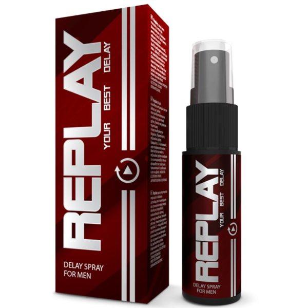 REPLAY DELAY SPRAY RETARDANT AND MOISTURIZING EFFECT 20 ML é um afrodisíaco da gama de sensibilizadores de Pénis, eficaz e seguro.