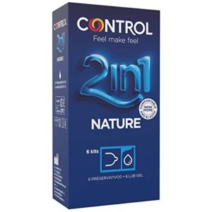 CONTROL DUO NATURA 2-1 PRESERVATIVE + GEL 6 UNITS são preservtivos para gays, para maior segurança e sensibilidade. Super saborosos.