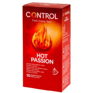 CONTROL HOT PASSION WARMING EFFECT 10 UNITS são preservtivos especiais, para maior segurança e sensibilidade. Super saborosos.