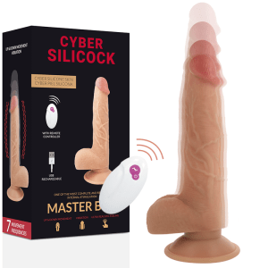 CYBER SILICOCK REMOTE CONTROL REALISTIC MASTER BEN é um brinquedo sexual da gama dos Strapon Dildos, para um maior prazer anal.