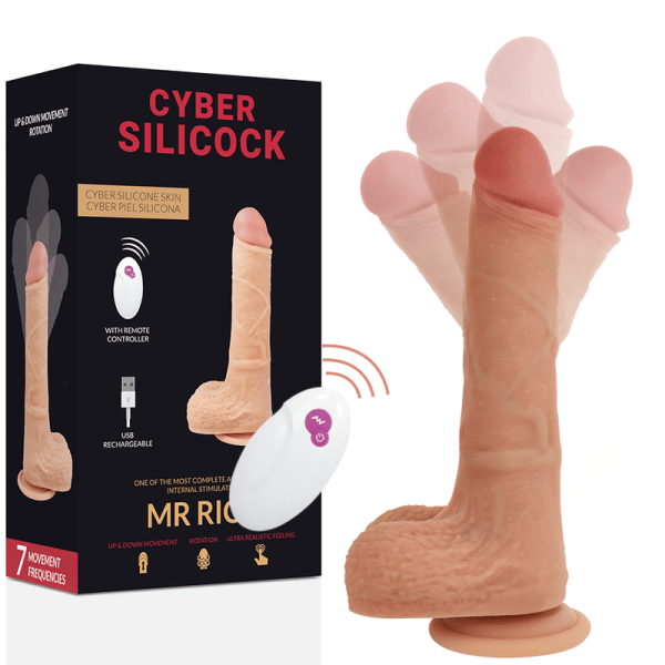 CYBER SILICOCK REMOTE CONTROL REALISTIC MR RICK é um brinquedo sexual da gama dos Strapon Dildos, para um maior prazer anal.