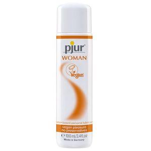 PJUR WOMAN VEGAN WATER BASED LUBRICANT 100 ML é um Óleo e Lubrificante extremamente agradável á base de água.