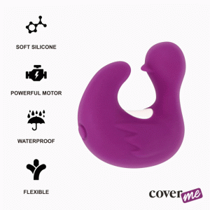 COVERME VIBRATOR  DUCKYMANIA PURPLE é um brinquedo sexual da gama dos Masturbadores para mulheres, confortável e potente.