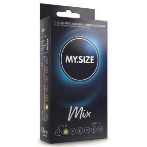 MY SIZE MIX CONDOMS 49 MM 10 UNITS são preservtivos para gays, para maior segurança e sensibilidade. Super saborosos.