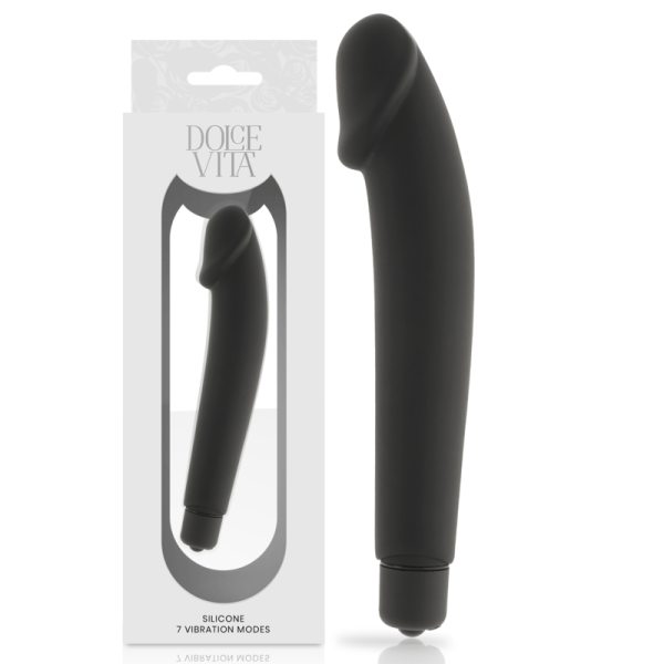 DOLCE VITA  REALISTIC BLACK SILICONE é um brinquedo sexual da gama dos Masturbadores para mulheres, confortável e potente.