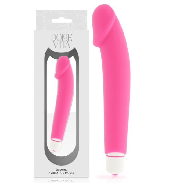 DOLCE VITA  REALISTIC PINK SILICONE é um brinquedo sexual da gama dos Masturbadores para mulheres, confortável e potente.