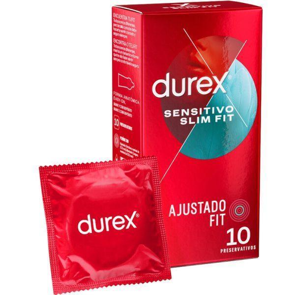 DUREX SENSITIVO SLIM FIT 10 UNITS são preservtivos para gays, para maior segurança e sensibilidade. Super saborosos.