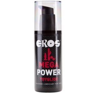 EROS MEGA POWER TOYGLIDE SILICONE LUBRICANT FOR TOYS 125ML é um Óleo e Lubrificante extremamente agradável á base de silicone.