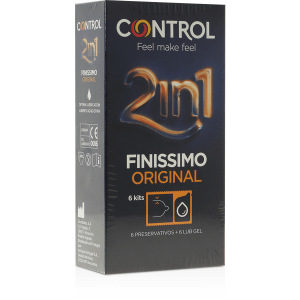 VERY FINE DUO CONTROL + LUBRICANT 6 UNITS são preservtivos para gays, para maior segurança e sensibilidade. Super saborosos.