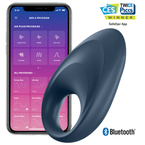 SATISFYER MIGHTY ONE RING VIBRATOR APP é um Acessórios para Pénis, super confortável para maior prazer.