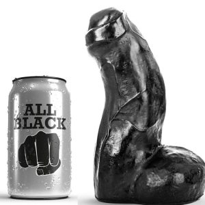 ALL BLACK REALISTIC DONG 17CM é um brinquedo sexual da gama dos Dildos Anais, super confortável para maior prazer e limpeza.