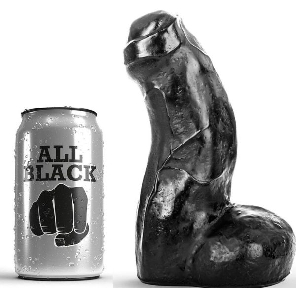 ALL BLACK REALISTIC DONG 17CM é um brinquedo sexual da gama dos Dildos Anais, super confortável para maior prazer e limpeza.