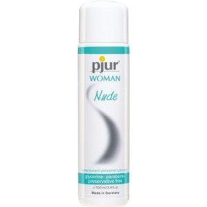 PJUR WOMAN NUDE WATER BASED LUBRICANT 100 ML é um Óleo e Lubrificante extremamente agradável á base de água.